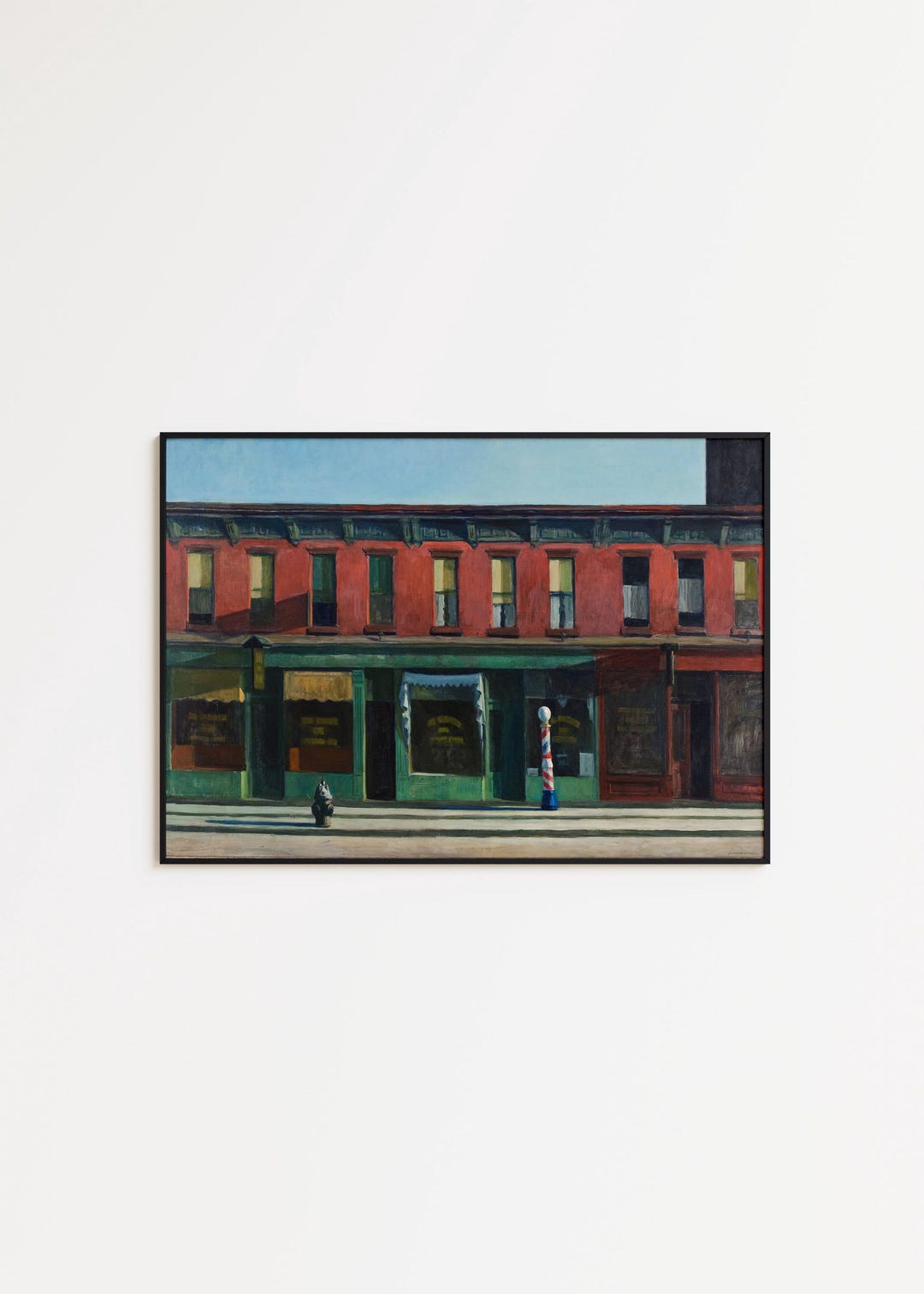 Early Sunday Morning by Edward Hopper: Fine Art Print - Etsy