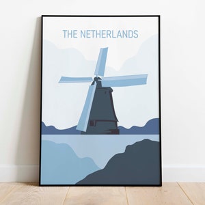 The Netherlands Art Print for Wall Decor| Print on Canvas or Framed Poster Print| Travel Wall Art| Print Wall Decor