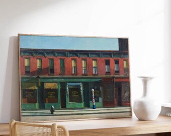 Early Sunday Morning by Edward Hopper: Fine Art Print - Etsy