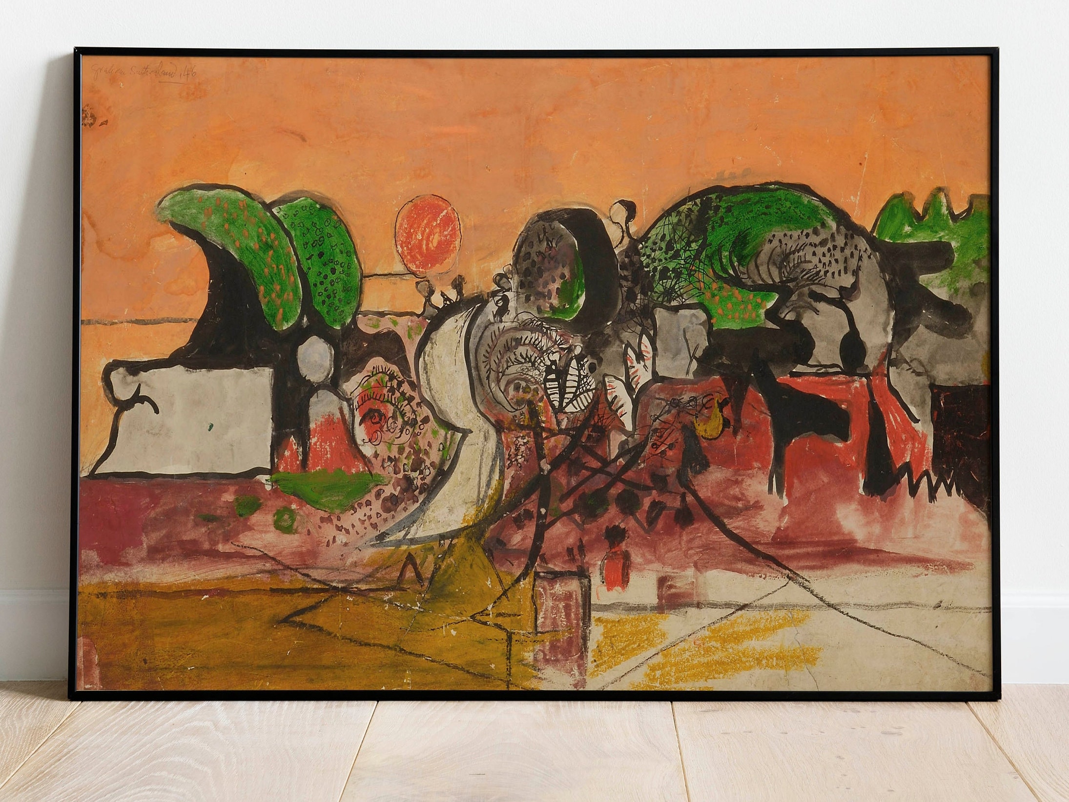 Estuary by Graham Sutherland| Wall Decor Art Poster| Framed Art Print| Art Canvas| Wall Art Print