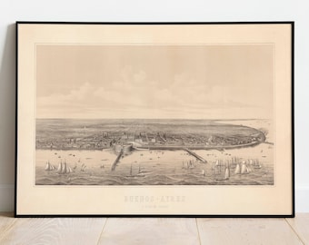 Buenos Aires Argentina Vintage Resa Poster Tryck