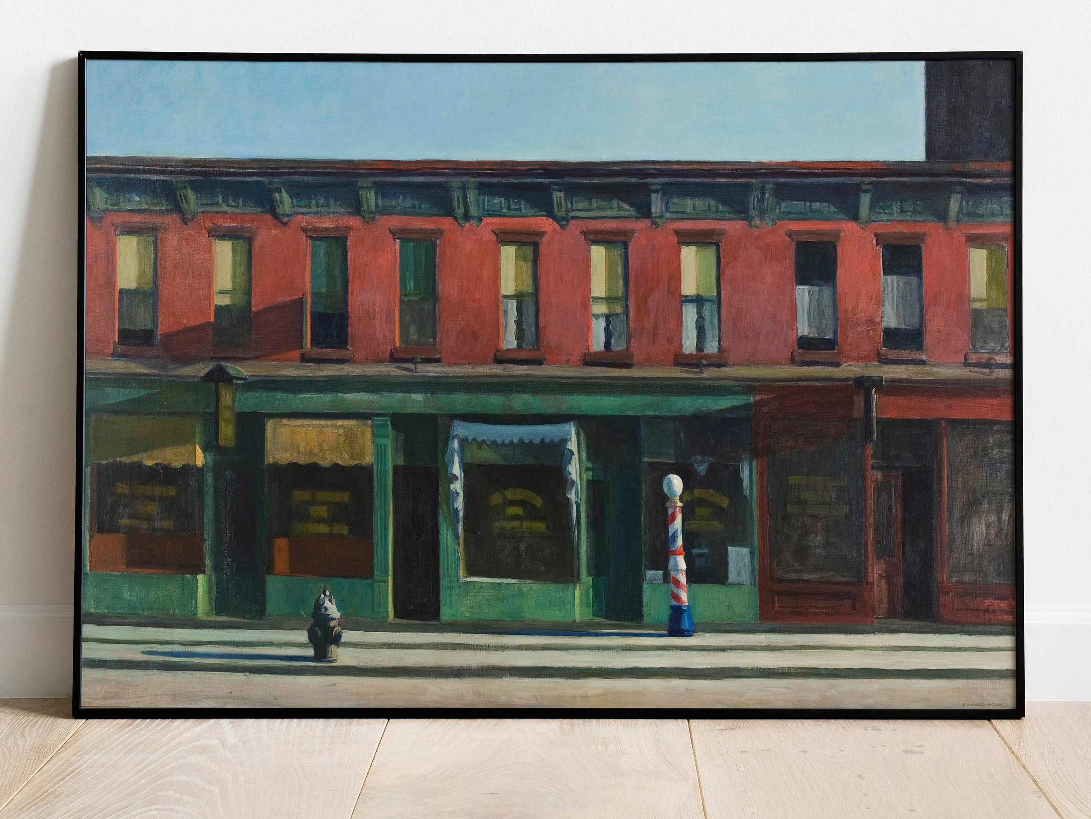 Early Sunday Morning by Edward Hopper: Fine Art Print - Etsy
