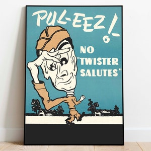 World War 2 Propaganda Poster| Poster Vintage| Canvas Print Wall Art| Framed Art Print| WW2 Wall Prints| Poster Print| Wall Art Prints