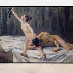 Samson and Delilah Art Print by Max Liebermann: Fine Art Wall Decor