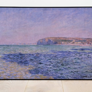 Schatten auf dem Meer von Claude Monet| Wanddekoration Kunst Poster | Gerahmter Kunstdruck| Kunst Leinwand| Wand Kunst Druck