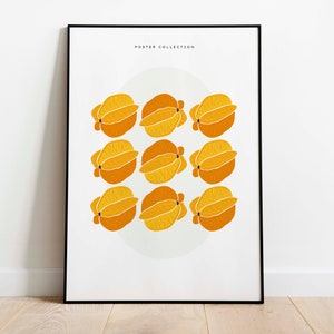 Fruit Market Wall Art for Living Room Fruit Wall Art Kitchen Decor Watercolor Art Print Nursery Decor Canvas Painting Wall Decor