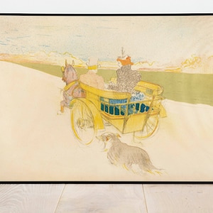 Country Outing by Henri de Toulouse Lautrec| Wall Decor Art Poster| Framed Art Print| Art Canvas| Wall Art Print