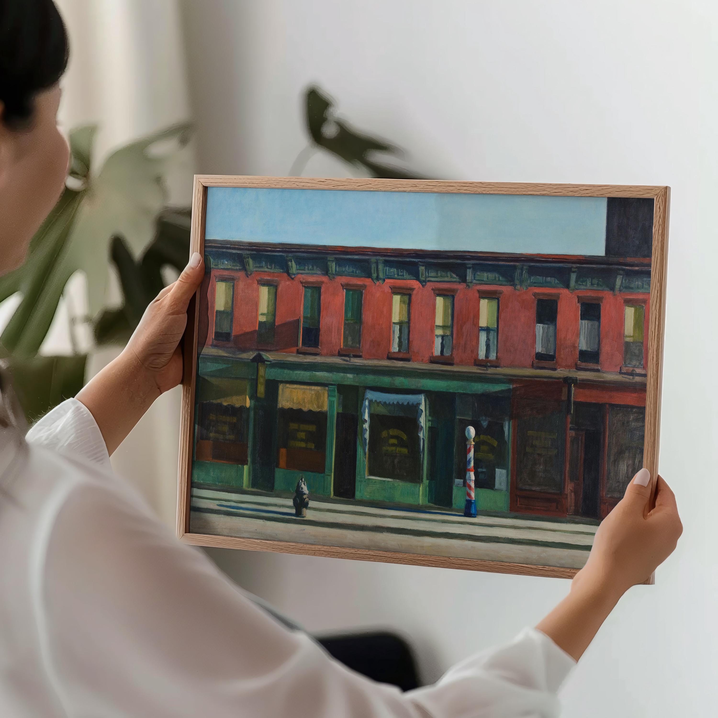 Early Sunday Morning by Edward Hopper: Fine Art Print - Etsy