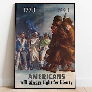 World War 2 Propaganda Poster| Poster Vintage| Canvas Print Wall Art| Framed Art Print| WW2 Wall Prints| Poster Print| Wall Art Prints