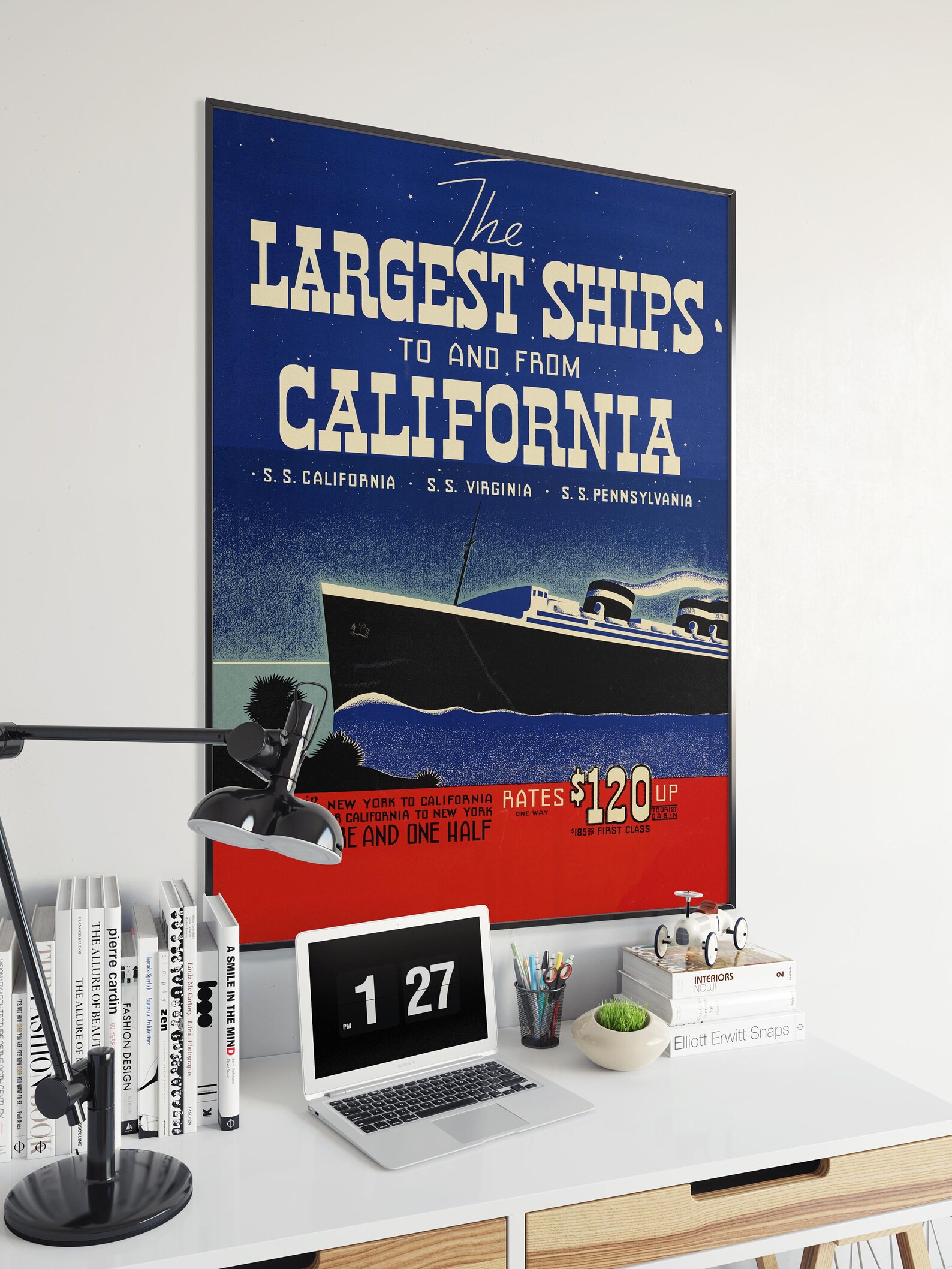 California Wall Art Print Vintage Poster Art USA Travel Etsy