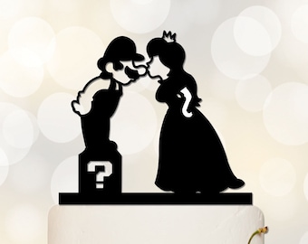 Hero Cake Topper, Super Hero Wedding Cake Topper, Hero Theme Decor, Super Hero Cake Topper, Couple Cake Topper, Cartoon Cake Topper P164