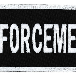 Northern Safari™ ENFORCEMENT Police Embroidered Tactical Morale 2&quot;x4&quot; Patch w/Border.24HR SHIP! Made in USA!