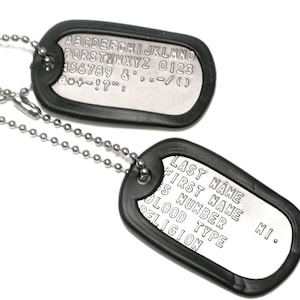 NORTHERN SAFARI™ Military Dog Tags SAME Day Ship U.S.A. Made - Etsy