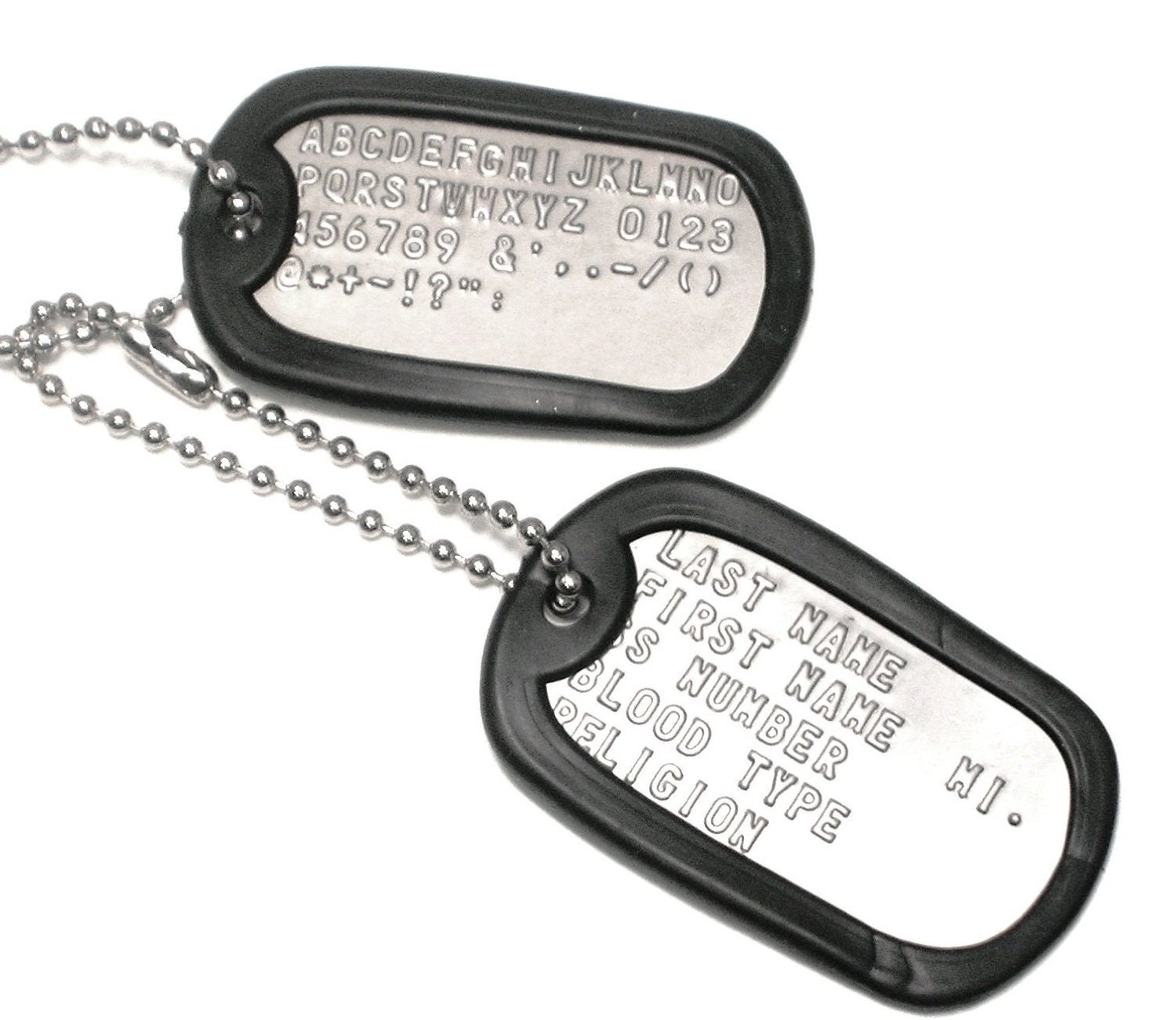 Military Dog Tags Gifts Baby One-Piece for Sale by WUOdesigns