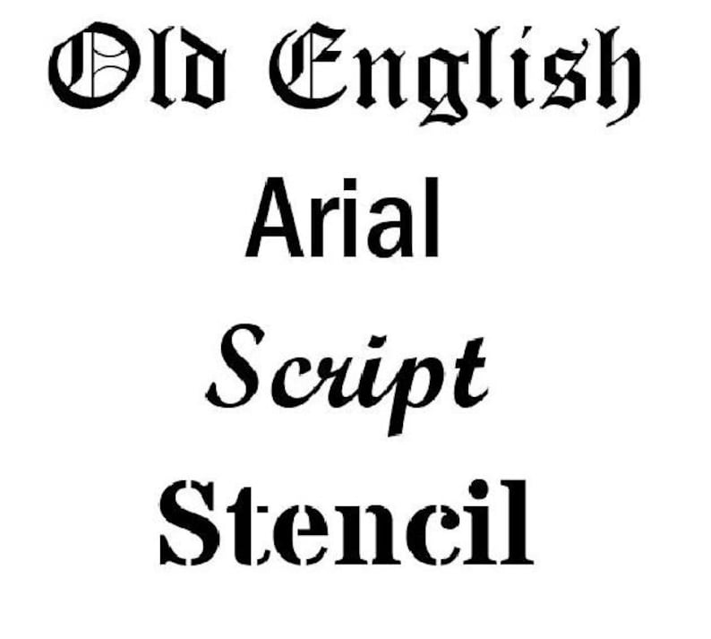 Please select one of these fonts to be embroidered on your patch. If no font is selected patch will come with Arial font.