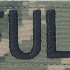 NORTHERN SAFARI™ Custom Personalized Military Uniform Name Tapes with LOGO 1&quot;H x 6&quot;W! Over 50 fabrics to choose from!