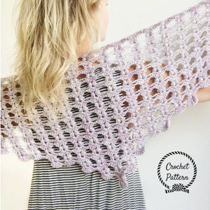 Iris Shawlette *Crochet Pattern PDF* . Triangle Scarf Crochet Pattern. Triangle Shawl Pattern. Easy Crochet Shawl Pattern. Shawls and Wraps
