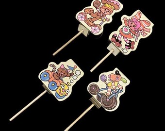 Reemplazos vintage de los años 80 para juegos SUGAR & SPICE scratch sniff COLORFORMS