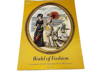 Calendario vintage de 1970 del siglo XIX de Adolf Korsch, Alemania Occidental, World of Fashion