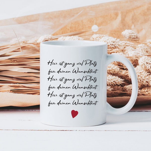 Tasse mit Wunschtext | Tasse  Personalisiertere Tasse | persönliches Geschenk