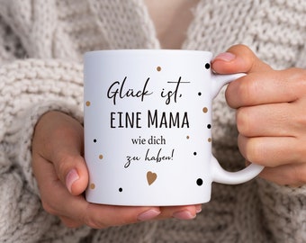 Mug fait main "Le bonheur, c'est d'avoir une maman comme toi" | Cadeau fête des mères | Cadeau maman | Coupe maman