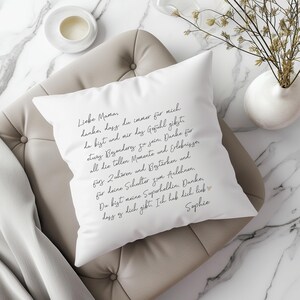 Kissen "Brief an Mama" | Geschenk Mama | Geschenk Muttertag| Geschenk Geburtstag Mama | schönes Geschenk Mama