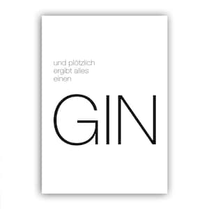 Calligraphy poster with saying for the kitchen Beautiful decoration for the kitchen Gin Sinn