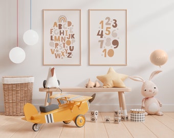 Affiche ABC pour la chambre des enfants