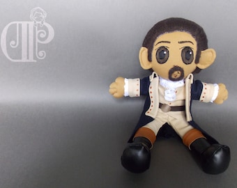 Alexander Hamilton Plush Doll - 11 Inch Soft Stuffed Historical Figure Toy, Little Thinker Gift - View #4