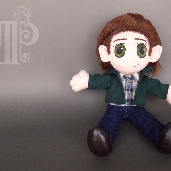 Sam Winchester Supernatural Doll Plushie Toy Jared Padalecki