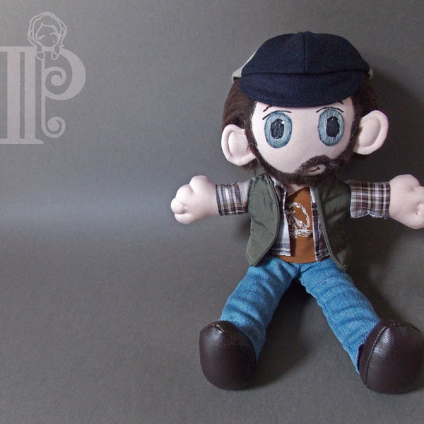 Bobby Singer Supernatural Doll Plushie Toy Jim Beaver