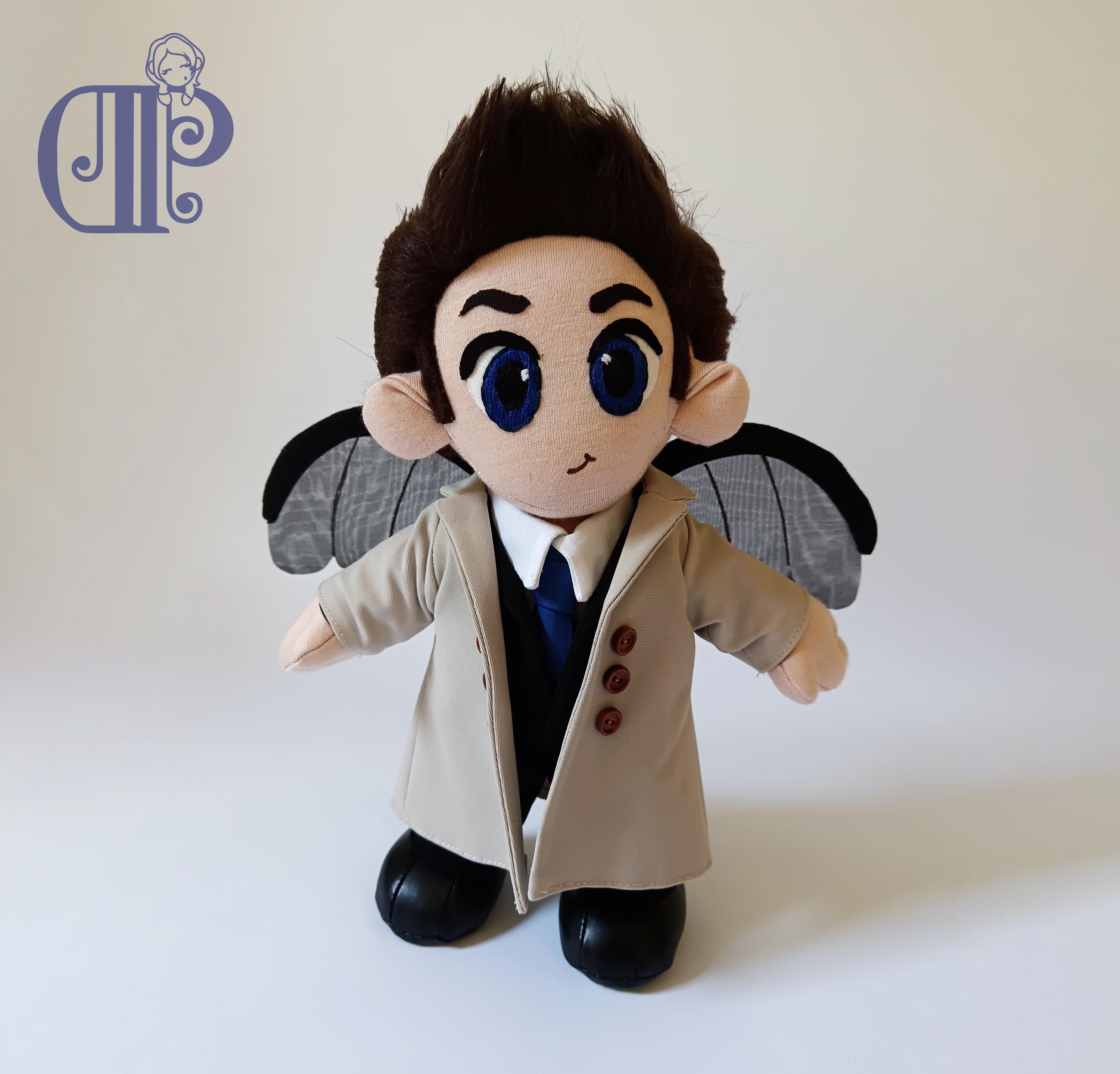 Castiel Supernatural Doll Plushie Toy Misha Collins NEW DESIGN - Etsy
