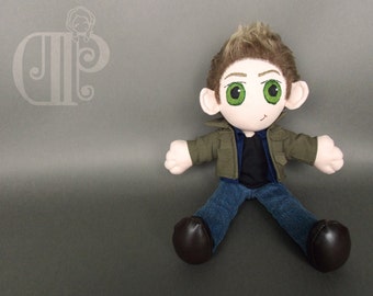 Dean Winchester Supernatural Doll Plushie Toy Jensen Ackles