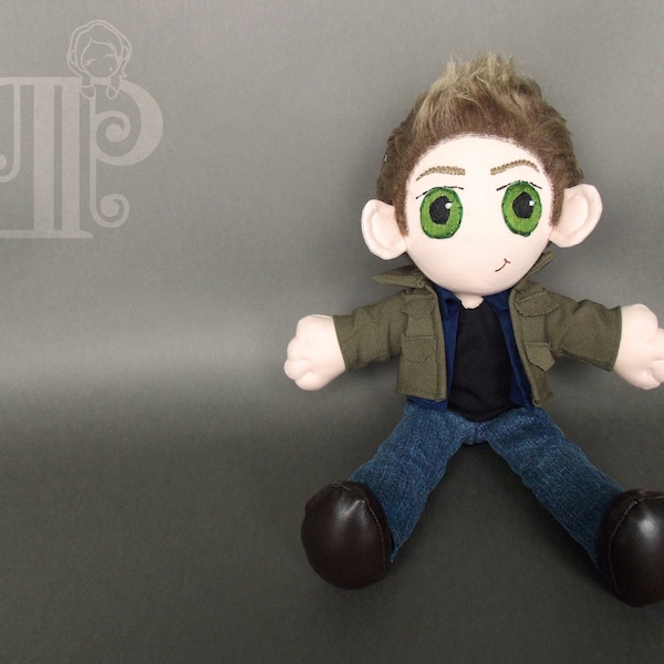 Dean Winchester Supernatural Doll Plushie Toy Jensen Ackles