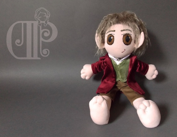 Bilbo Baggins The Hobbit Lord of the Rings Plush Doll Plushie Toy Martin Freeman