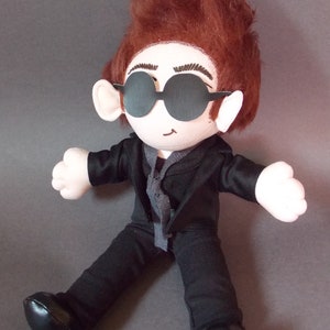 Crowley Good Omens Doll Plushie Toy image 5