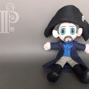 Javert Les Miserables Plush Doll Plushie Toy Russell Crowe