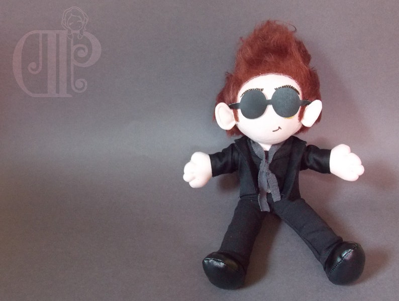 Crowley Good Omens Doll Plushie Toy image 1