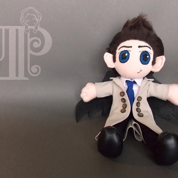 Castiel Supernatural Doll Plushie Toy Misha Collins