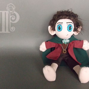 Frodo Baggins The Lord of the Rings Plush Doll Plushie Toy image 1