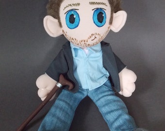 Dr Gregory House From House MD Doll Plushie Toy
