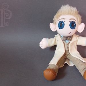 Aziraphale Good Omens Doll Plushie Toy