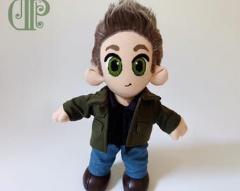 Dean Winchester Supernatural Doll Plushie Toy Jensen Ackles NEW DESIGN