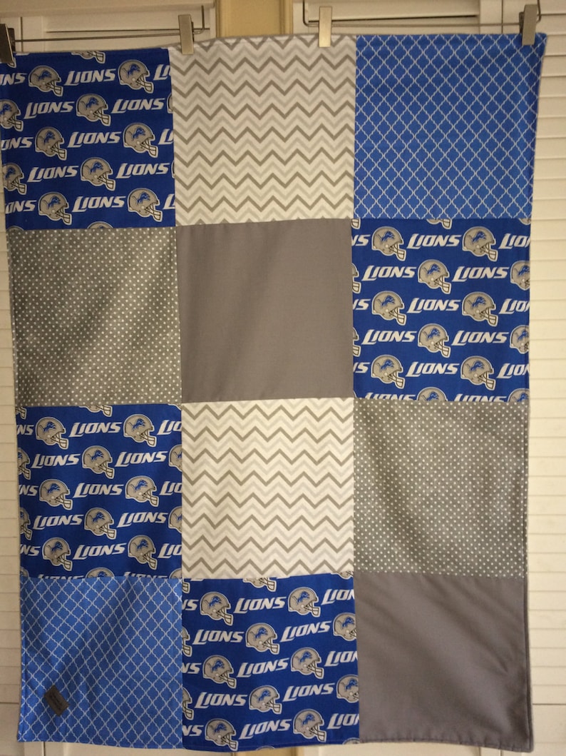 Game Day for Michiganders baby quilt