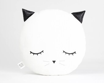 Oreiller chat pour enfants ~ Enfants et bébé ~ Oreiller en peluche pour enfants ~ Coussin mignon