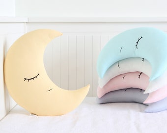 Crescent moon pillow for nursery~ Baby pillow ~ Toddler room decor