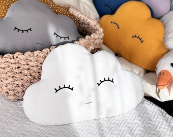 White Cloud Pillow, Baby Cushion, Neutral Nursery Decor, Baby Girl Shower Gift, Baby Boy Nursery Pillow, Kids Room Accessories