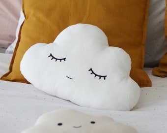 Oreiller nuage blanc ~ Coussin de chambre d’enfant ~ Oreiller bébé nuage ~ Cadeaux bébé