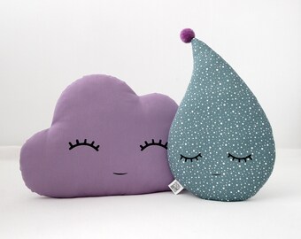 Coussins Enfant Nuage Lune Etoile Pour Deco Par Prostoconcept