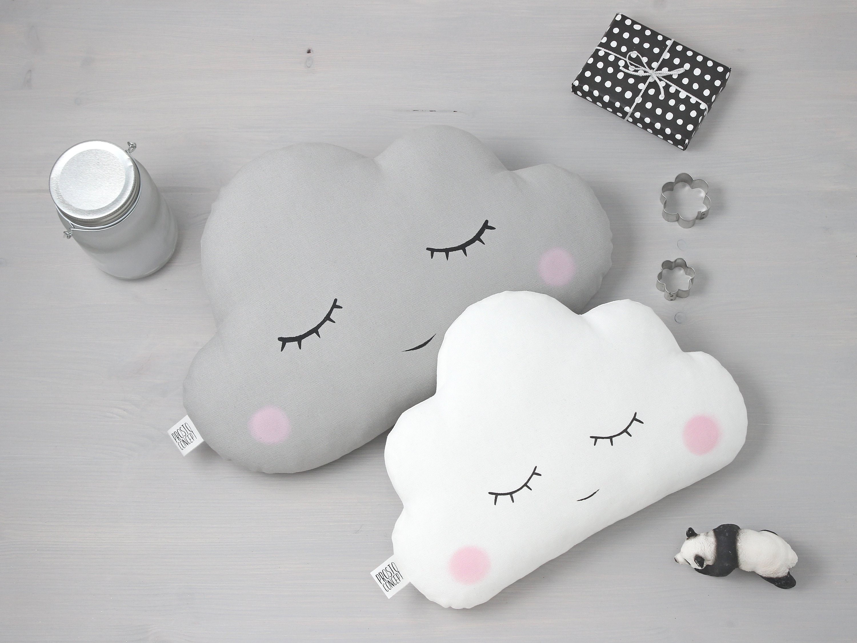 Cloud Nursery Decor, Deux Oreillers Cloud Coussins Nuage Bébé Enfants Fille Maternelle Garçon Idées 